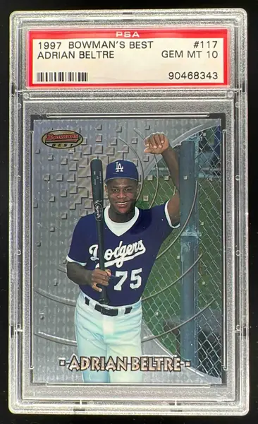 1997 Bowman Bowman's Best #117 Adrian Beltre RC PSA 10
