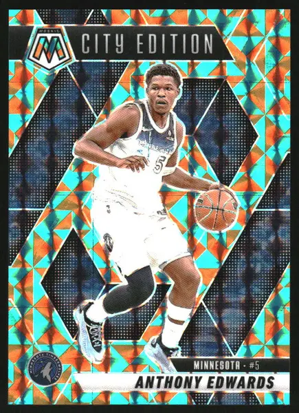 2024-25 Panini Mosaic Tessellation Mosaic #279 Anthony Edwards City Edition /15