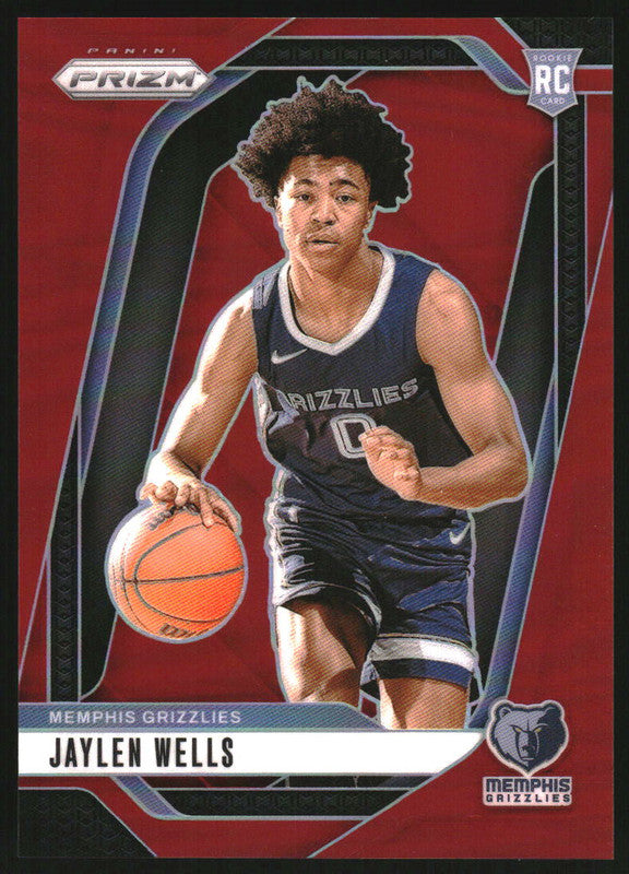 2024-25 Panini Prizm Red Prizm #239 Jaylen Wells RC /299