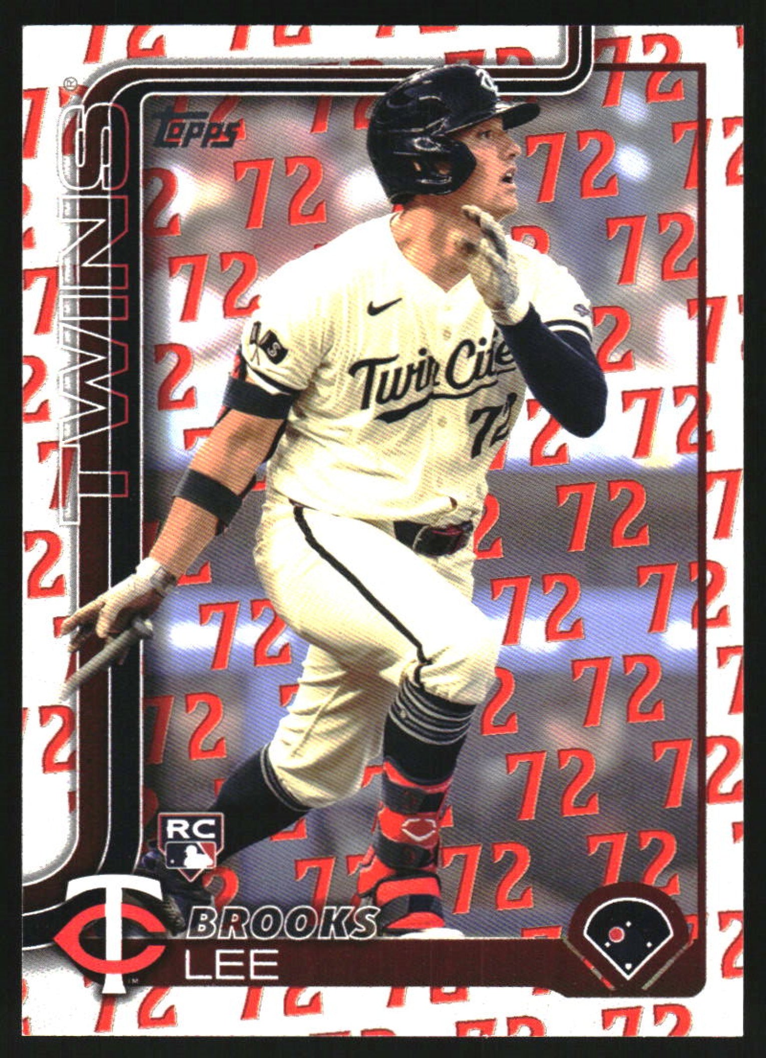2025 Topps Player Number Variation #317 Brooks Lee /72
