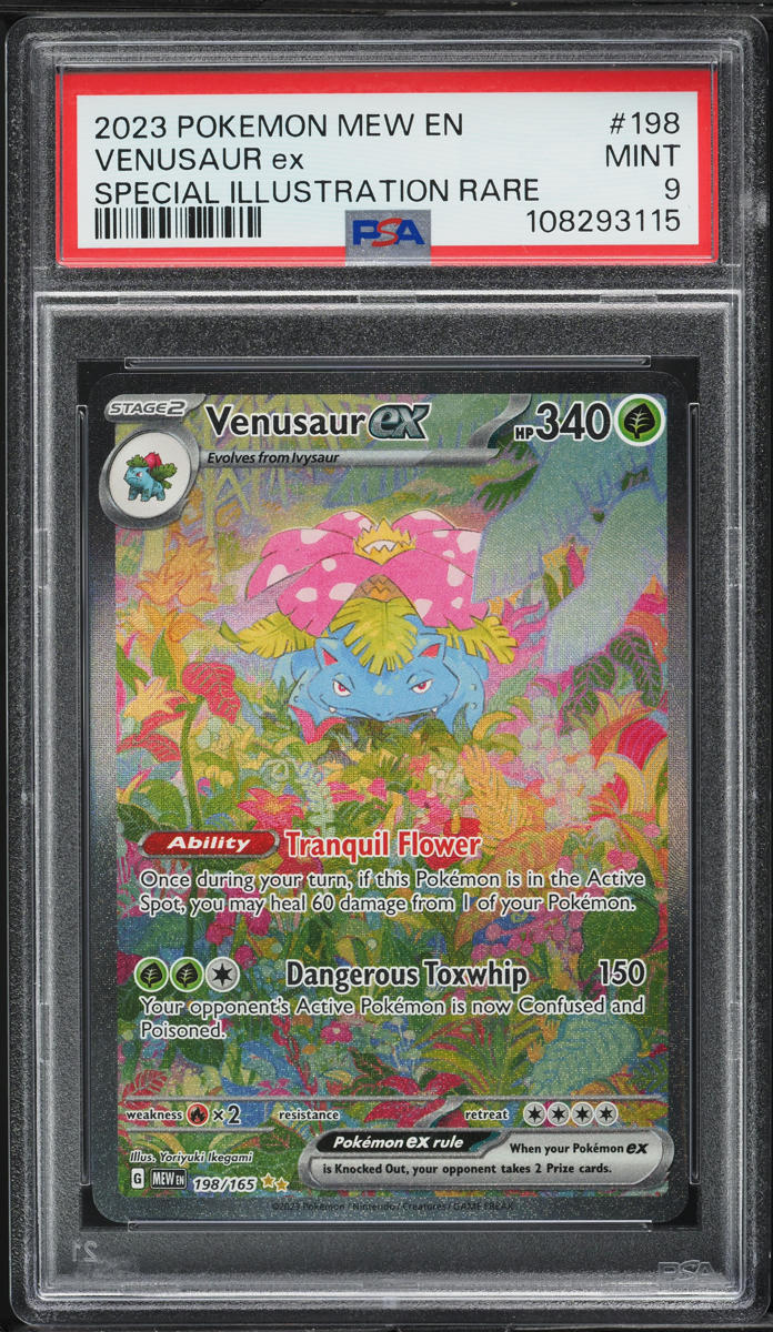 2023 Pokemon Scarlet & Violet 151 SIR Venusaur ex #198 PSA 9 MINT