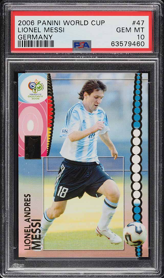 2006 Panini World Cup Germany Lionel Messi #47 PSA 10 GEM MINT