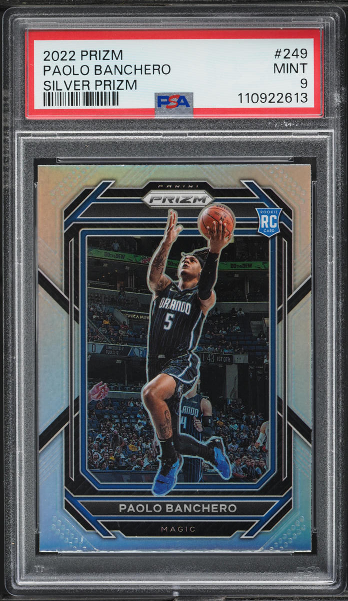 2022 Panini Prizm Silver Paolo Banchero ROOKIE #249 PSA 9 MINT