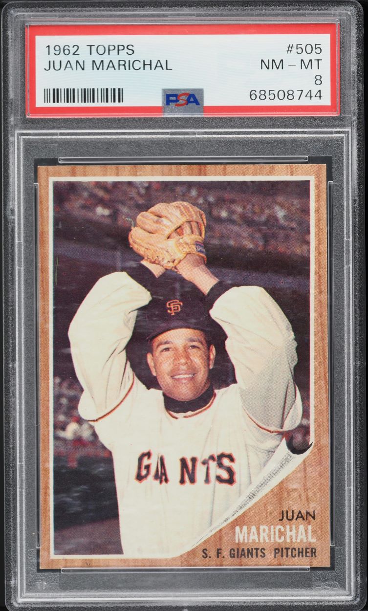 1962 Topps Juan Marichal #505 PSA 8 NM-MT