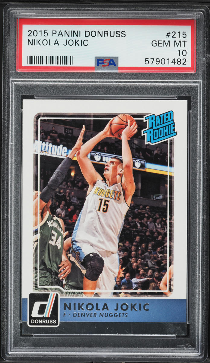 2015 Donruss Basketball Nikola Jokic ROOKIE #215 PSA 10 GEM MINT
