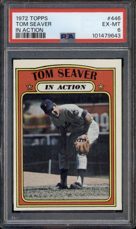 1972 Topps In Action #446 Tom Seaver PSA 6