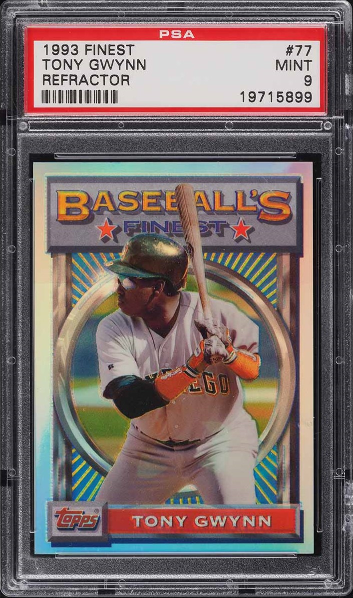 1993 Finest Refractor Tony Gwynn #77 PSA 9 MINT