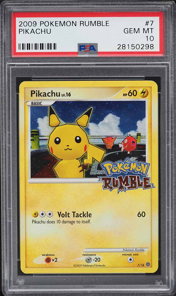 2009 Pokemon Platinum Rumble Pikachu #7 PSA 10 GEM MINT
