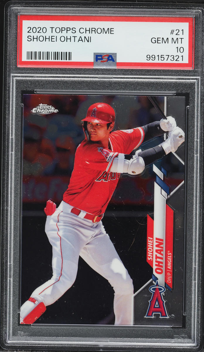 2020 Topps Chrome Shohei Ohtani #21 PSA 10 GEM MINT