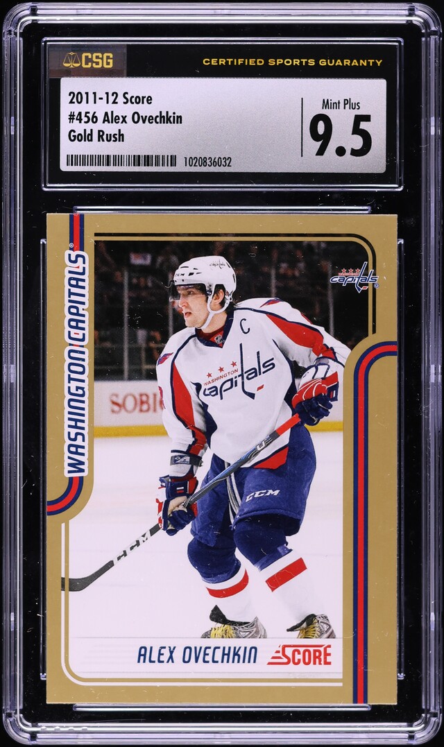 2011 Score Gold Rush Alex Ovechkin #456 CSG 9.5 MINT+