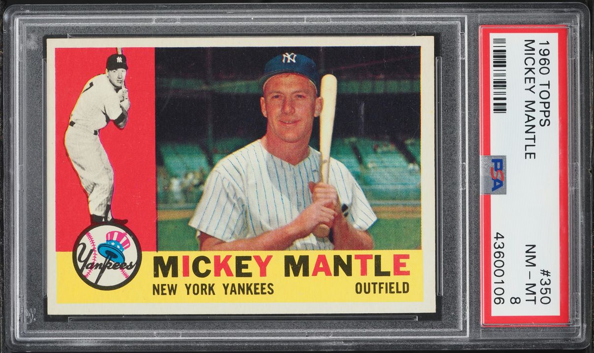 1960 Topps Mickey Mantle #350 PSA 8 NM-MT