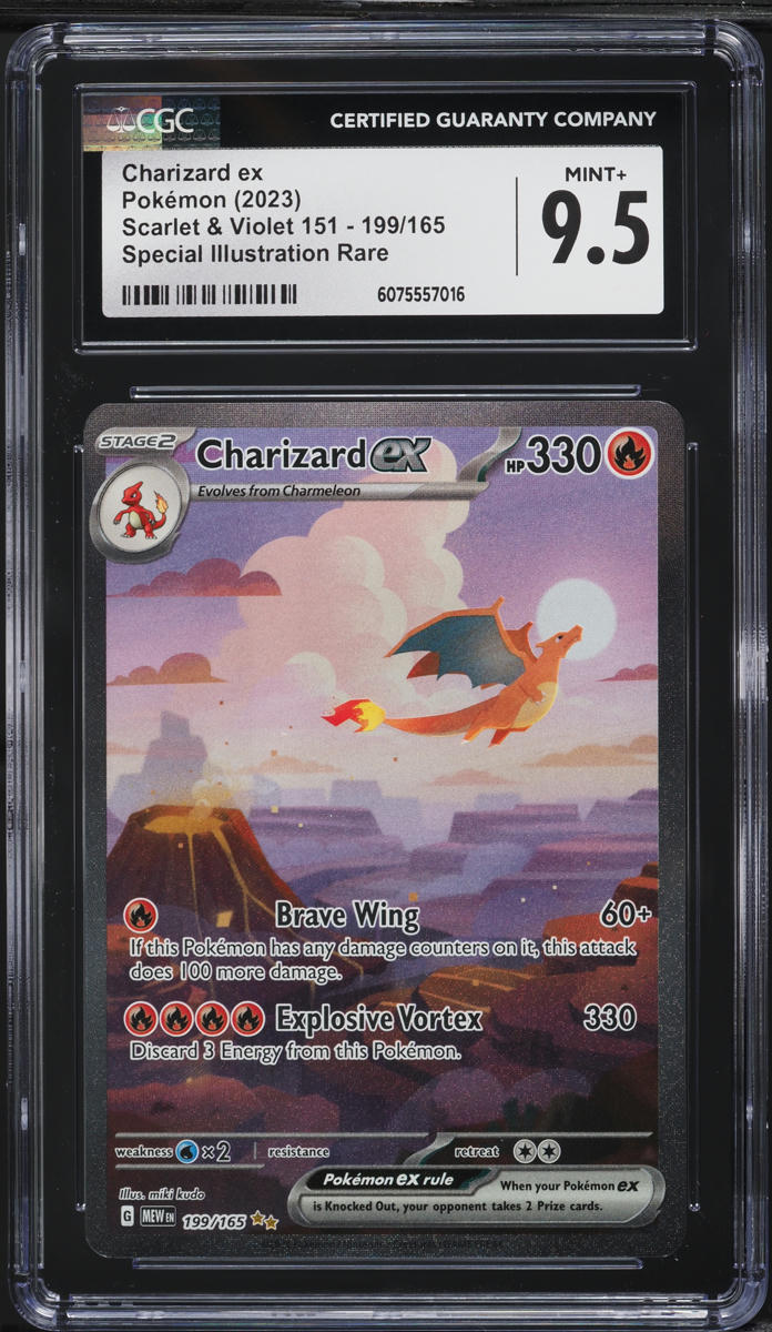 2023 Pokemon Scarlet & Violet 151 SIR Charizard ex #199 CGC 9.5 MINT+