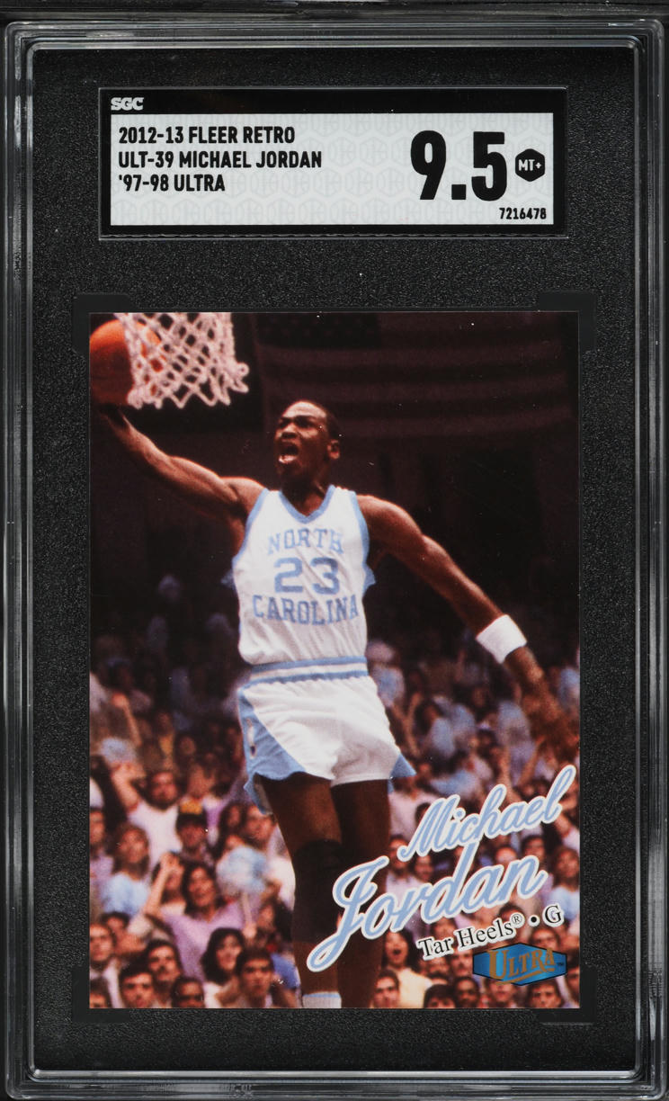 2012 Fleer Retro '97 Ultra Michael Jordan #ULT-39 SGC 9.5 MINT+