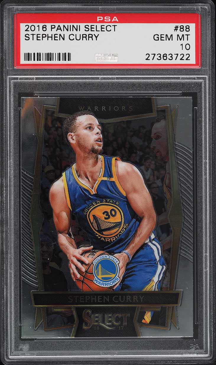 2016 Select Basketball Stephen Curry #88 PSA 10 GEM MINT