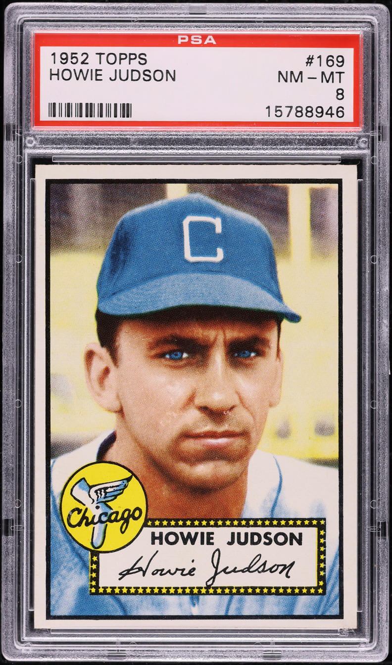 1952 Topps Howie Judson #169 PSA 8 NM-MT