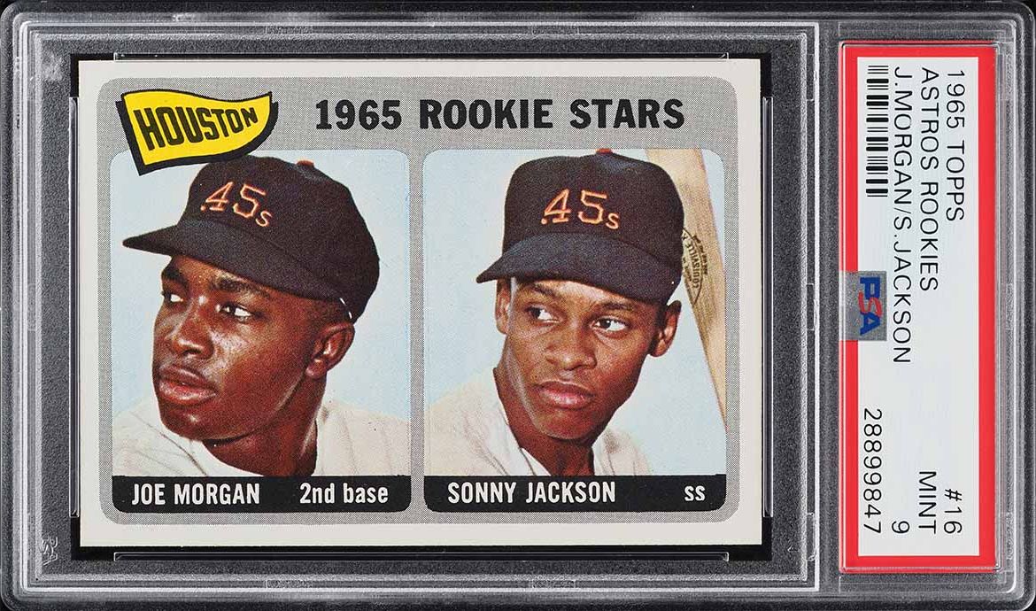 1965 Topps Joe Morgan ROOKIE #16 PSA 9 MINT