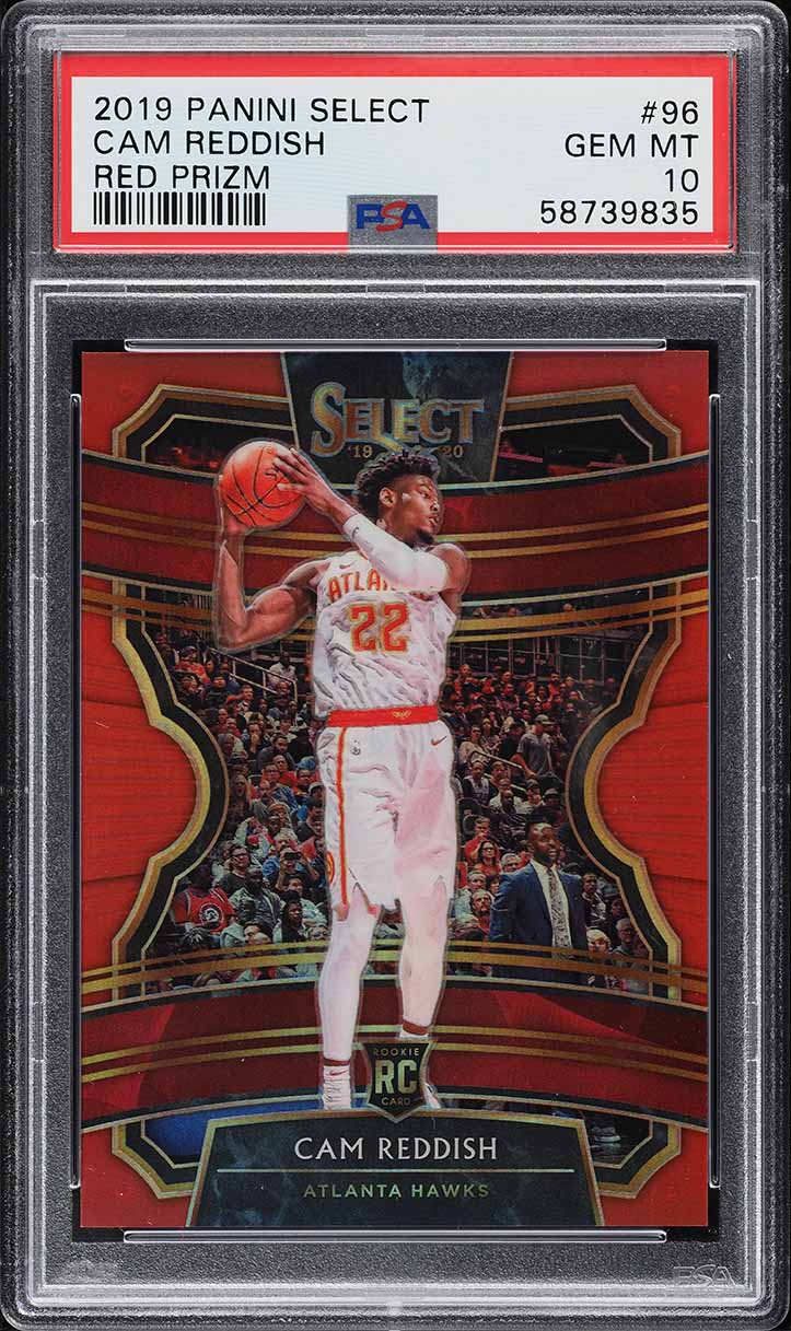 2019 Select Concourse Red Prizm Cam Reddish ROOKIE /199 #96 PSA 10 GEM MINT