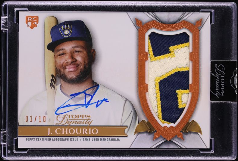Jackson Chourio 2024 Topps Dynasty #DAP-JCH3 Silver /5 Price