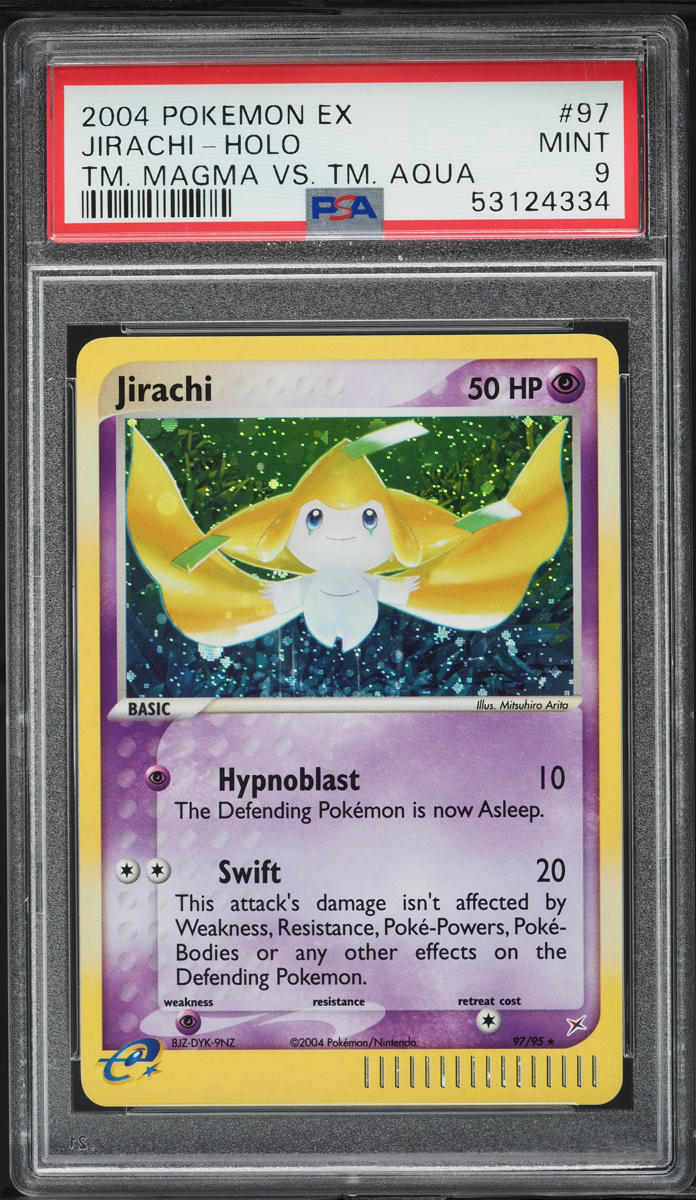 Jirachi 2004 EX: Team Magma vs Team Aqua #97/95 Holo (Secret