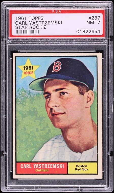 1961 Topps Carl Yastrzemski #287 PSA 7 NRMT