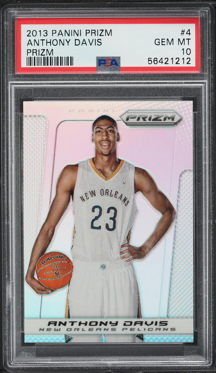2013 Panini Prizm Silver Anthony Davis #4 PSA 10 GEM MINT