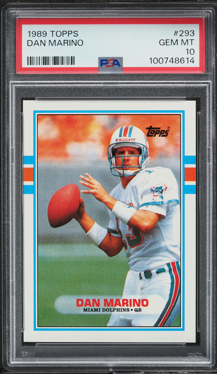 1989 Topps Football Dan Marino #293 PSA 10 GEM MINT