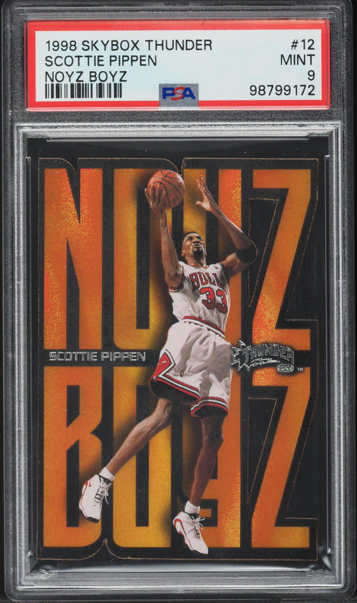 1998 Skybox Thunder Noyz Boyz Scottie Pippen #12 PSA 9 MINT
