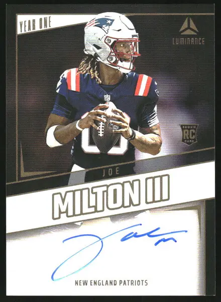 2024 Luminance Year One Signatures RPS #YOS-JMN Joe Milton III Autograph Auto