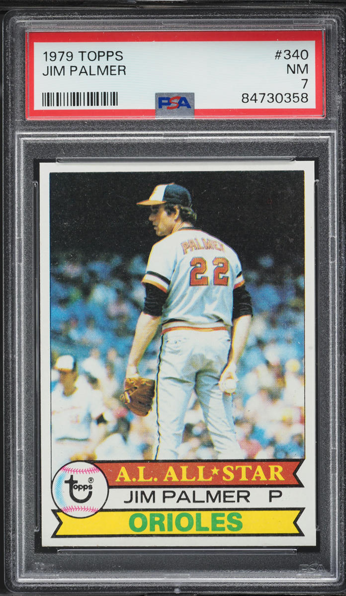 1979 Topps Jim Palmer #340 PSA 7 NRMT