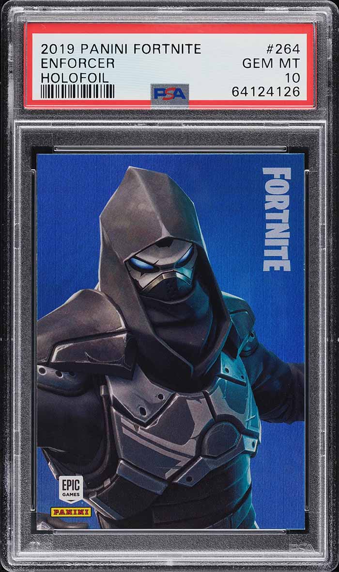 2019 Panini Fortnite Series 1 Holofoil Enforcer #264 PSA 10 GEM MINT