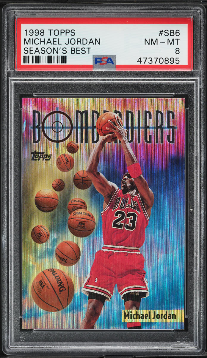 1998 Topps Season's Best Michael Jordan #SB6 PSA 8 NM-MT