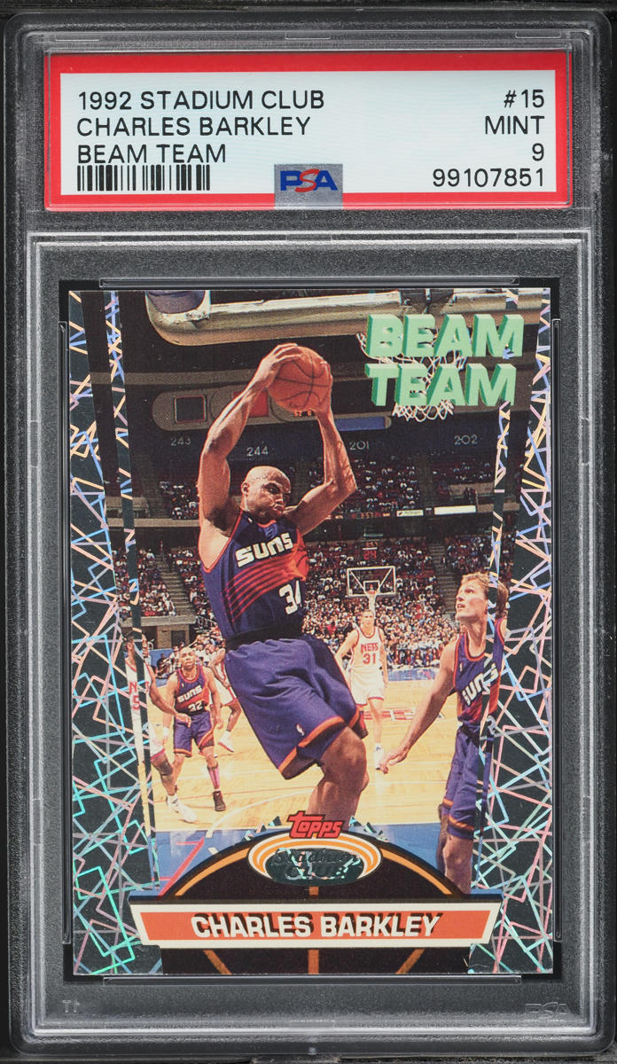 1992 Stadium Club Beam Team Charles Barkley #15 PSA 9 MINT