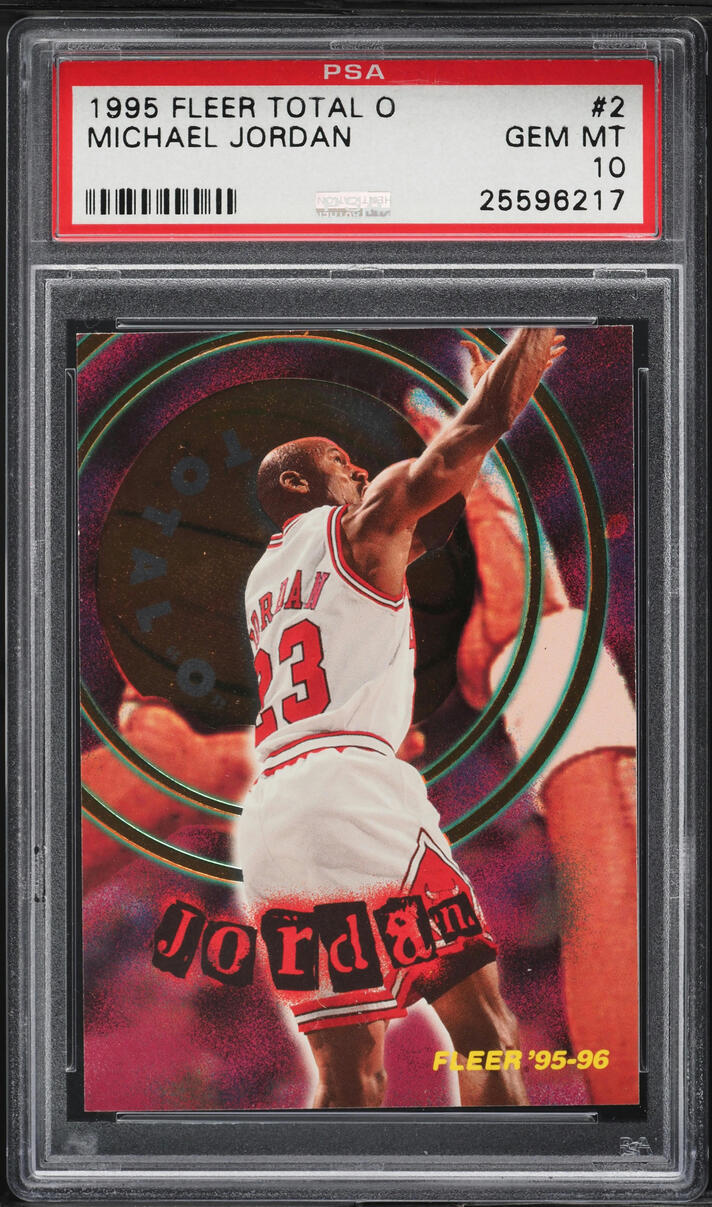 1995 Fleer Total O Michael Jordan #2 PSA 10 GEM MINT