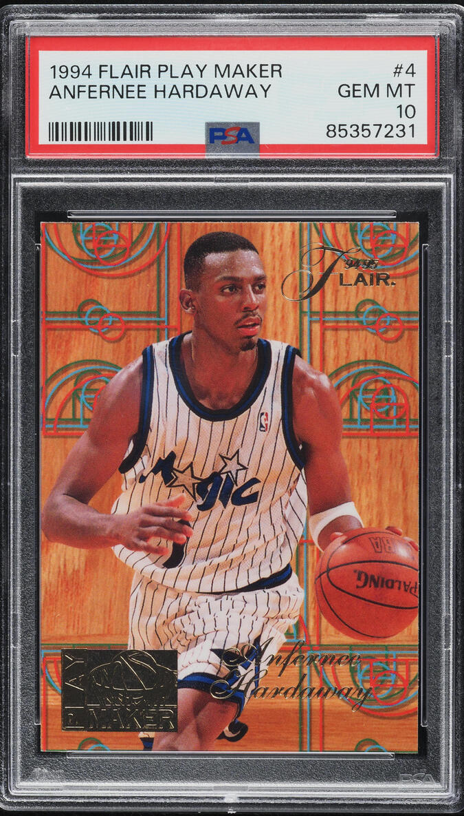 1994 Flair Play Makers Anfernee Hardaway #4 PSA 10 GEM MINT