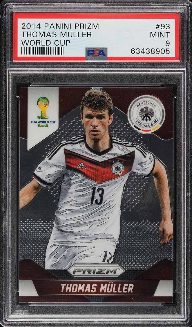 2014 Panini Prizm World Cup Thomas Muller #93 PSA 9 MINT