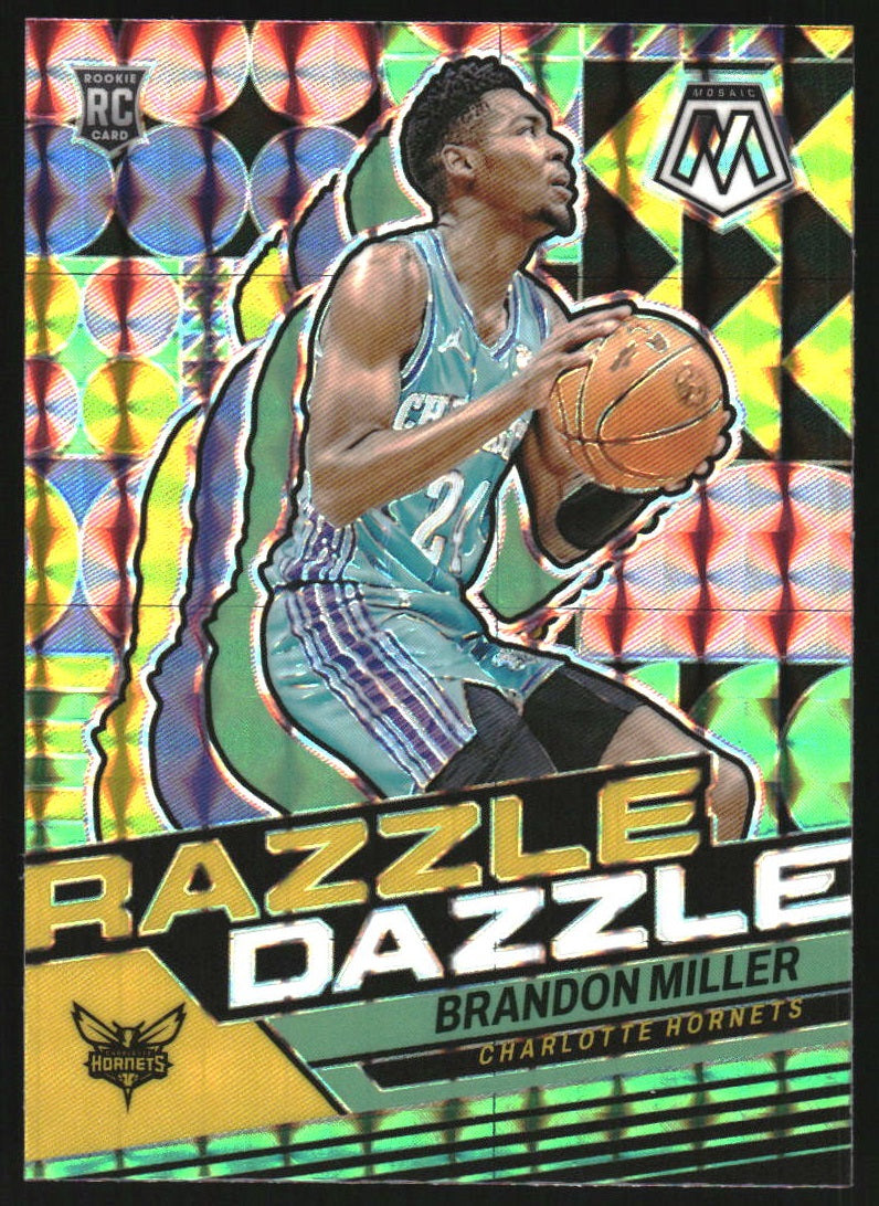 2023-24 Panini Mosaic Razzle Dazzle #11 Brandon Miller RC Rookie