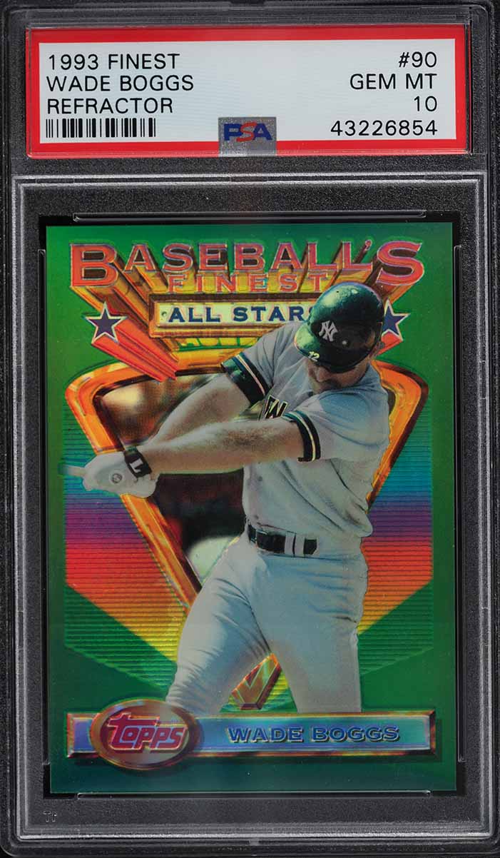 1993 Finest Refractor Wade Boggs ALL-STAR #90 PSA 10 GEM MINT