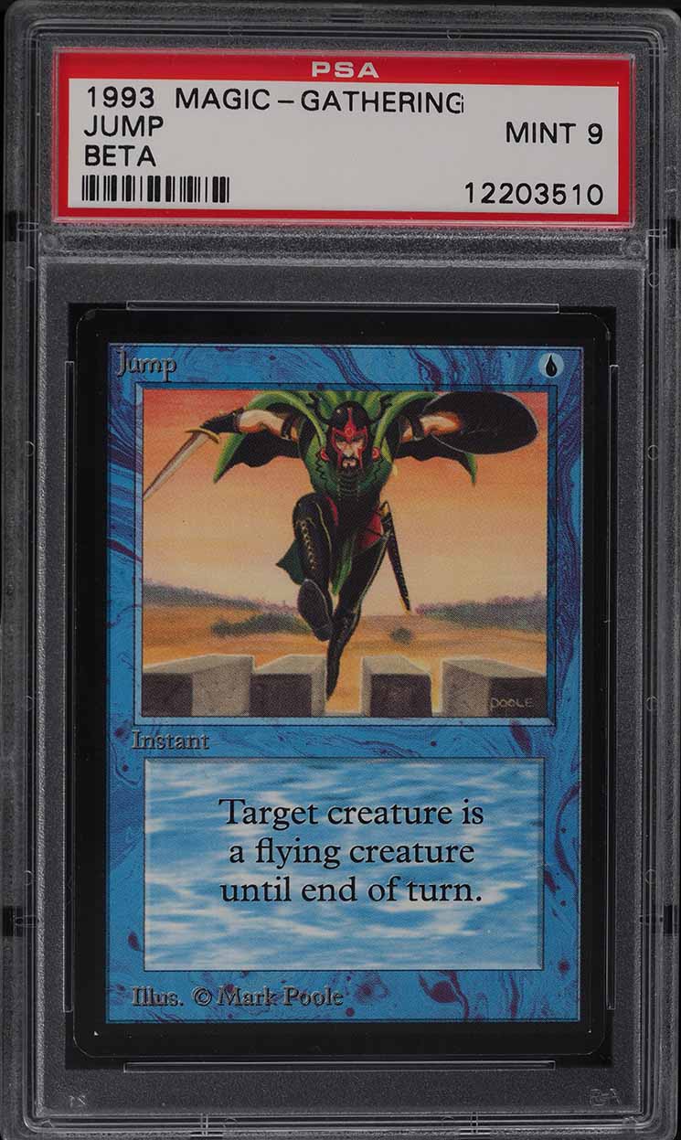 1993 Magic The Gathering MTG Beta Jump PSA 9 MINT