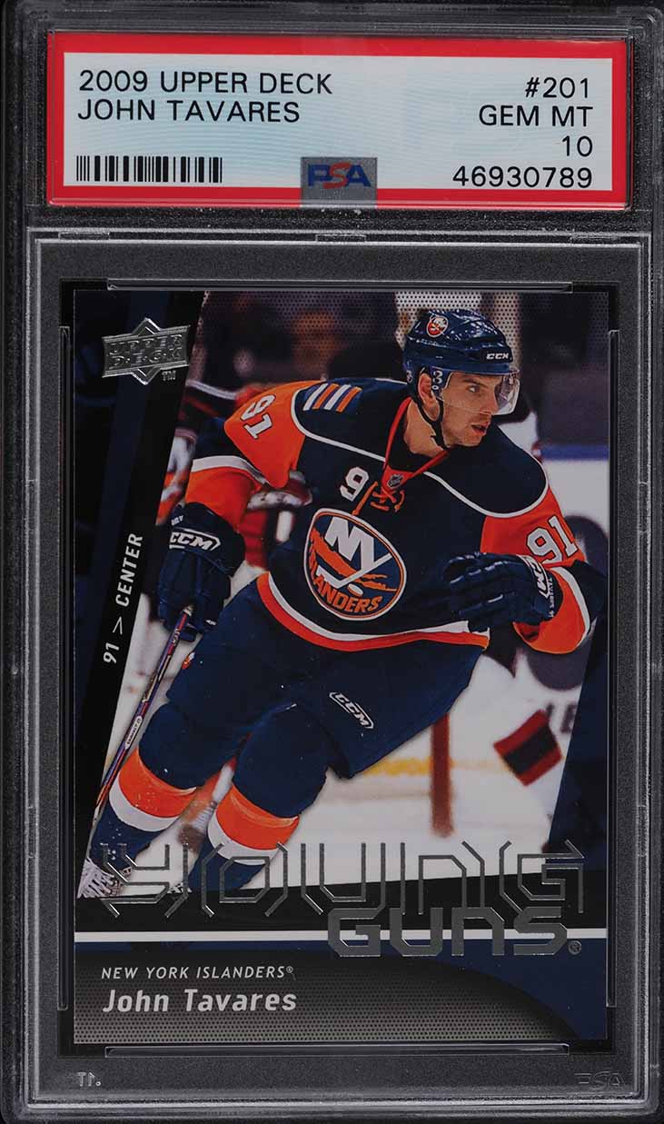 2009 Upper Deck Young Guns John Tavares ROOKIE #201 PSA 10 GEM MINT