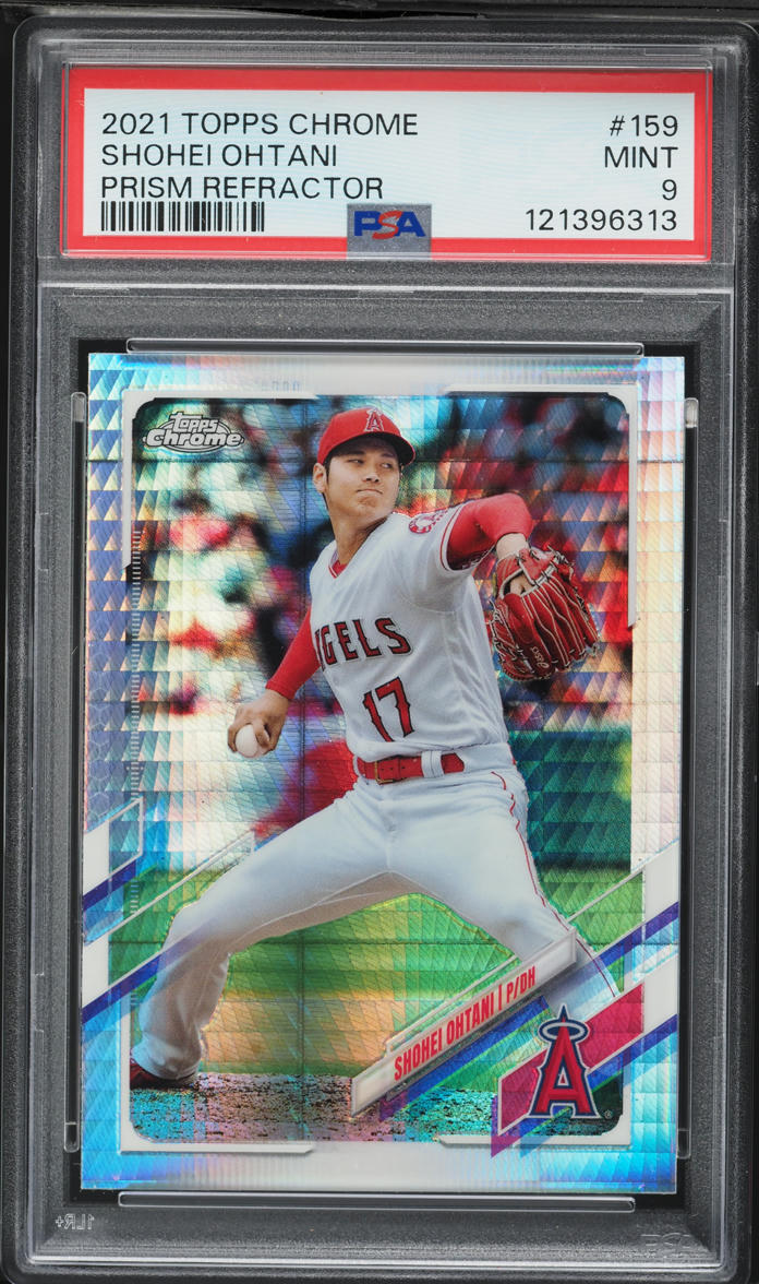 2021 Topps Chrome Prism Refractor Shohei Ohtani #159 PSA 9 MINT