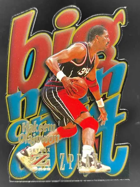 1996-97 Skybox Z-Force Big Man on Court #7 Hakeem Olajuwon