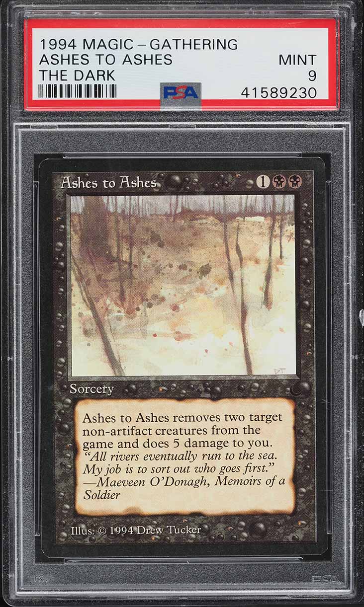 1994 Magic The Gathering MTG The Dark Ashes To Ashes PSA 9 MINT