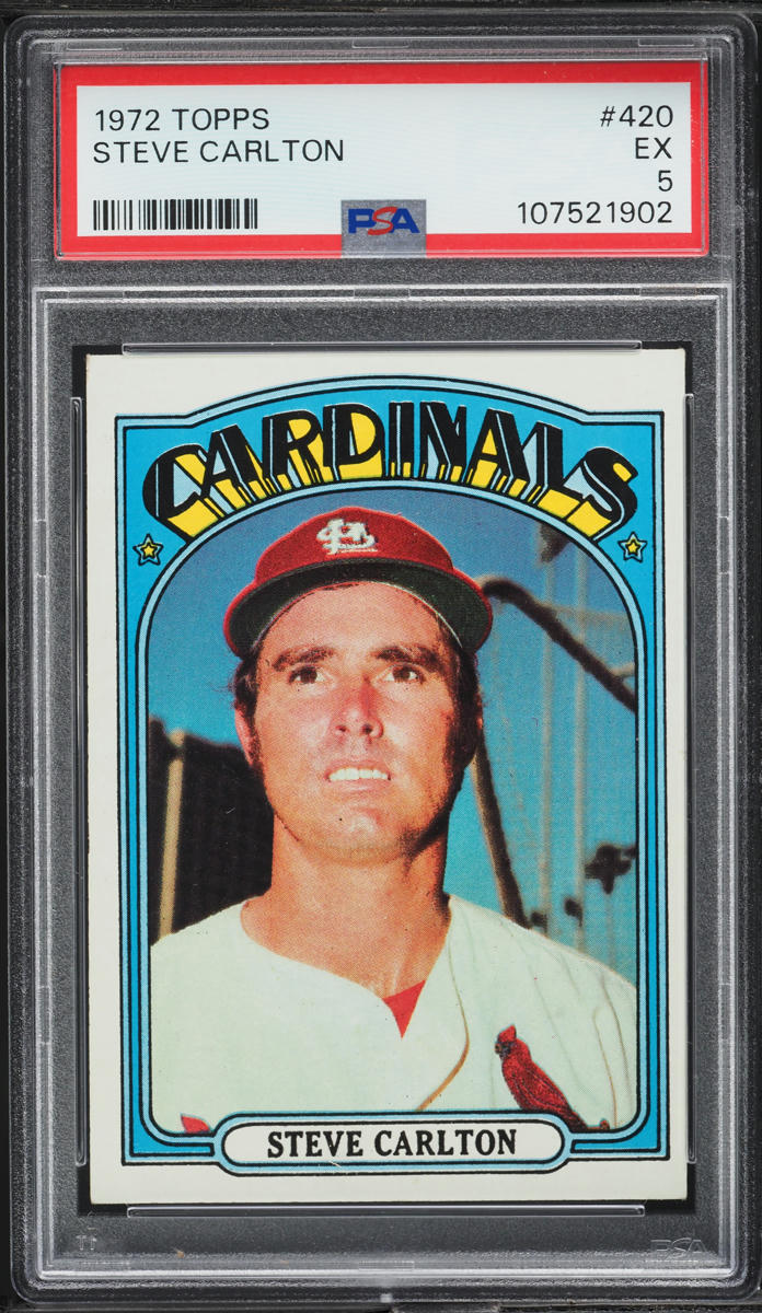 1972 Topps Steve Carlton #420 PSA 5 EX