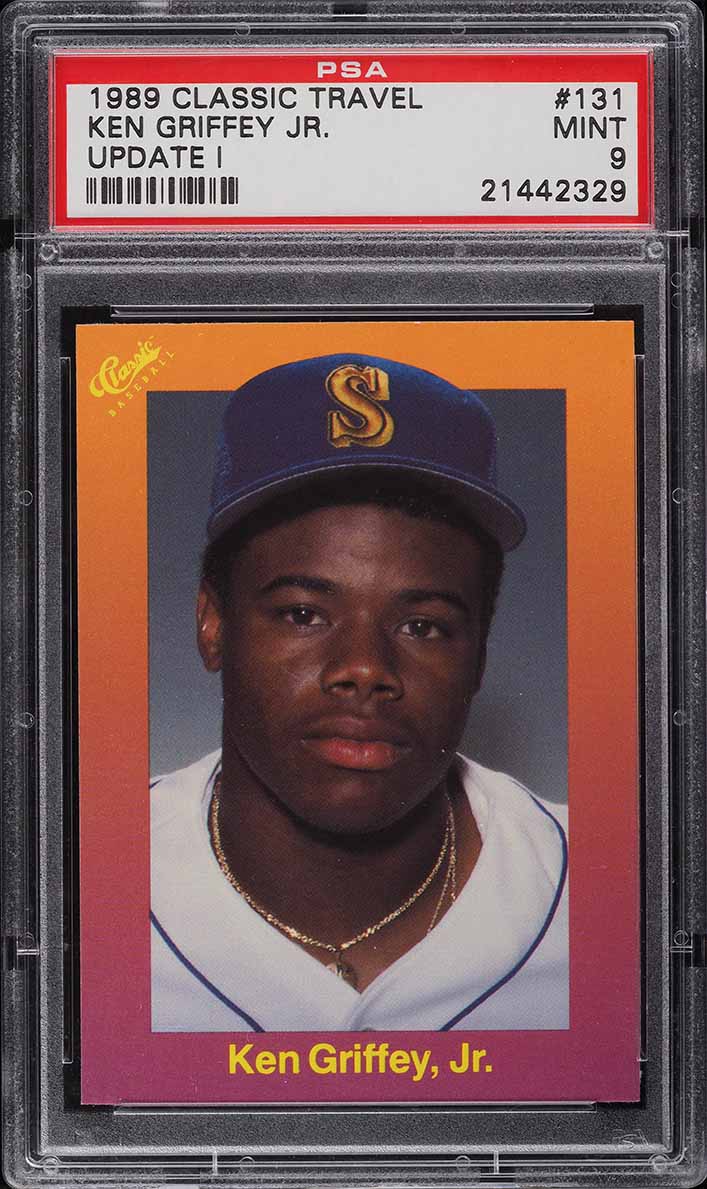 1989 Classic Travel Update I Ken Griffey Jr. ROOKIE #131 PSA 9 MINT