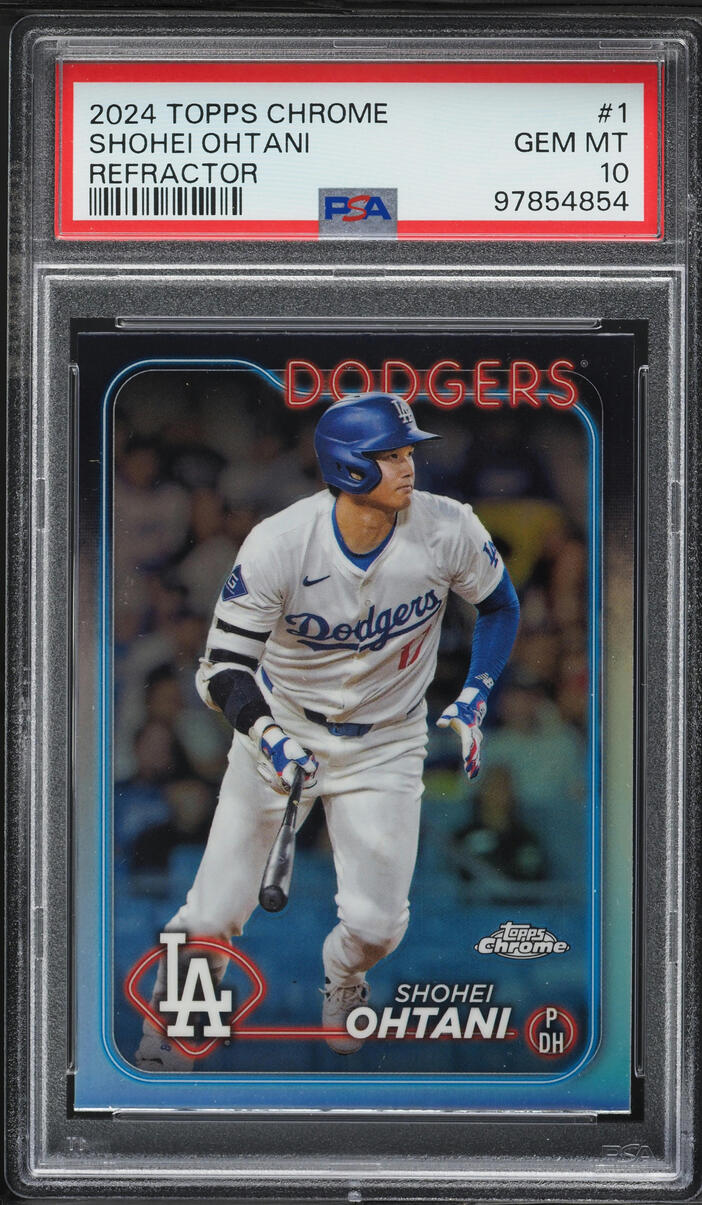 2024 Topps Chrome Refractor Shohei Ohtani #1 PSA 10 GEM MINT