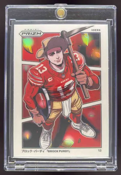2024 Panini Prizm Manga Vertical #M-BPU Brock Purdy