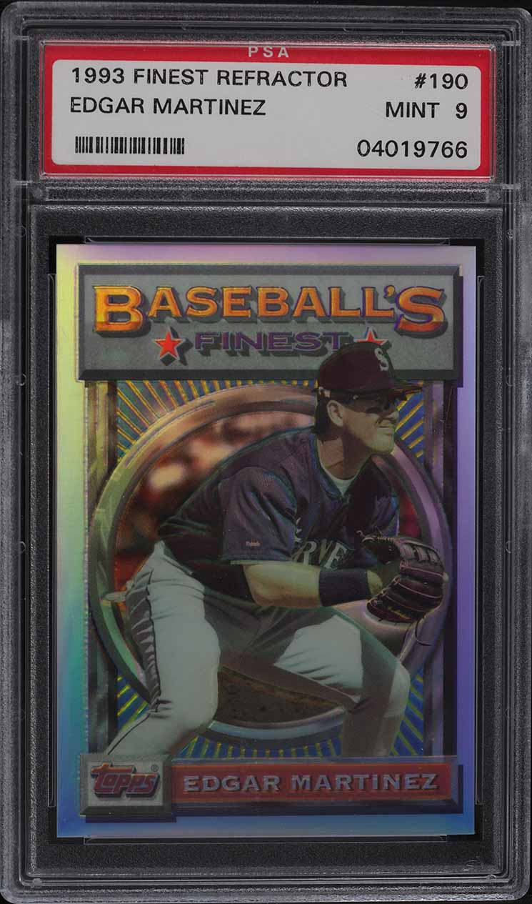 1993 Finest Refractor Edgar Martinez #190 PSA 9 MINT