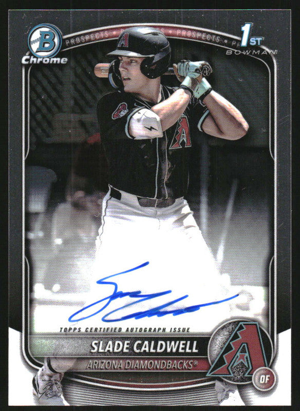 2025 Bowman Chrome Autographs #CPA-SC Slade Caldwell RC Auto