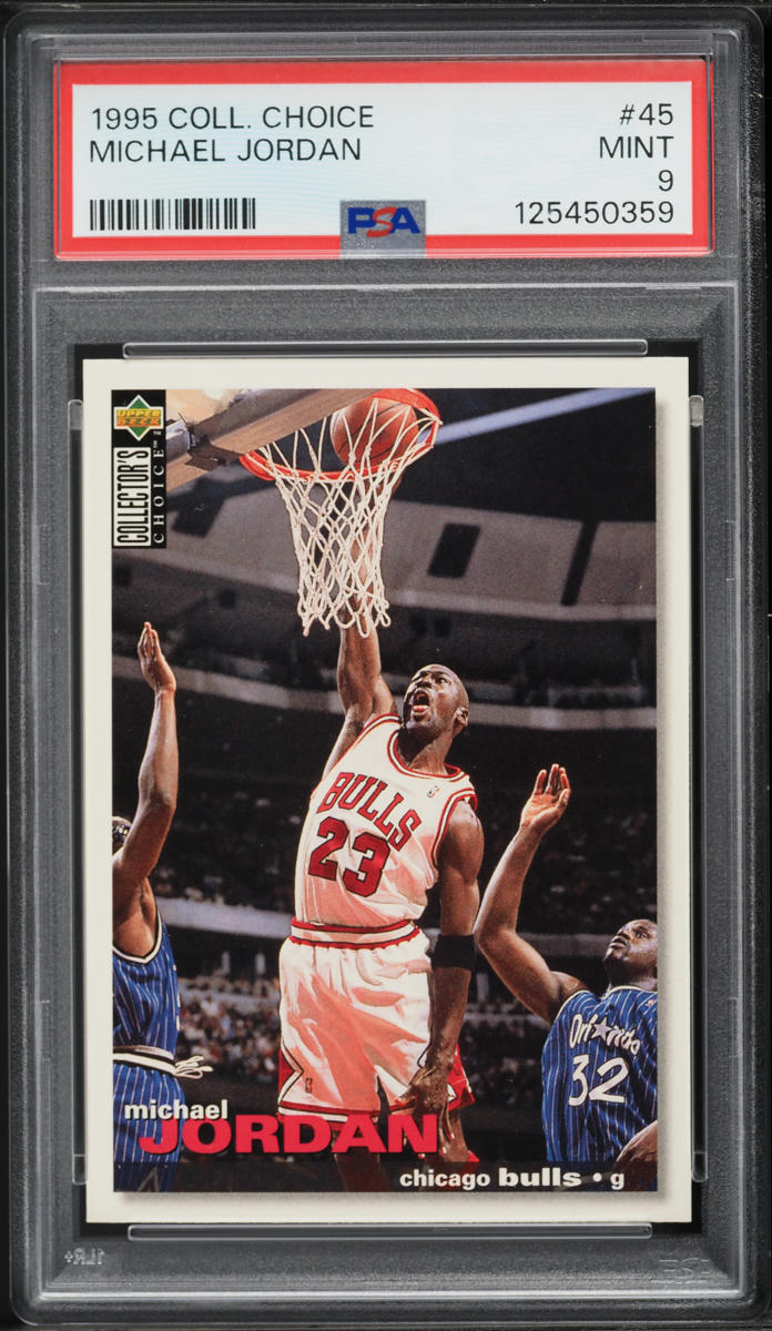 1995 Collector's Choice Michael Jordan #45 PSA 9 MINT