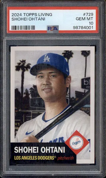 2024 Topps Living #729 Shohei Ohtani PSA 10